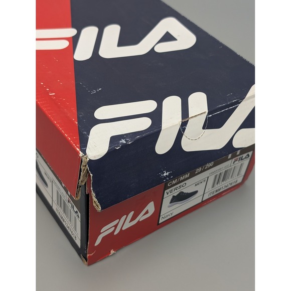 NEW Fila Verso Running Shoes Mens Sz 11 Navy Blue Low Top Sneakers 1RM00981-422 - Picture 11 of 12